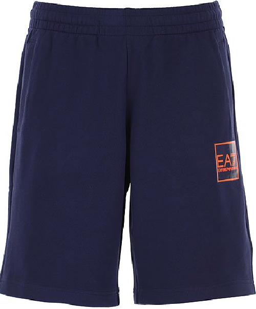 Short EA7 bleu et orange 3LPS53 PJEQZ