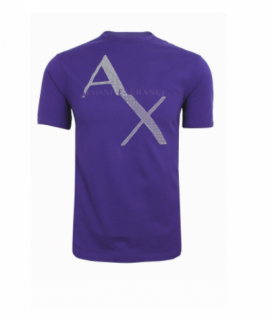 Tee shirt Armani Exchange bleu 8NZT76 Z8H4Z