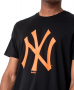 Tee shirt NEW ERA 12123933 noir orange