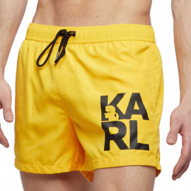 Short de bain homme Karl Lagerfeld Jaune