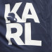 short de bain Karl Lagerfeld bleu marine KLMBS08