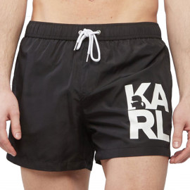 Short de bain homme Karl Lagerfeld Noir