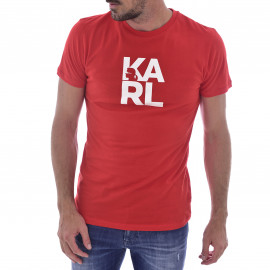 Tee shirt Karl Lagerfeld rouge KL22MTS01