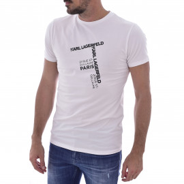 Tee shirt KArl Lagerfeld blanc KL22MTS02