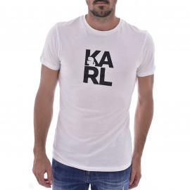 Tee shirt Karl Lagerfeld blanc KL22MTS01