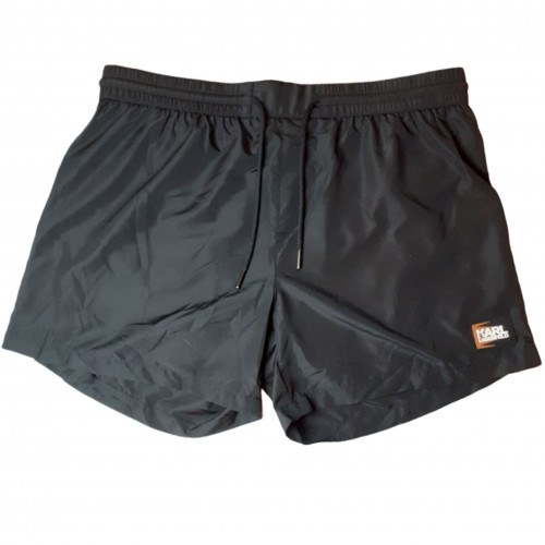 Short de bain noir Karl Lagerfeld KL22MBS01
