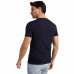 Tee shirt Col V homme bleu Guess M2YI32J1311