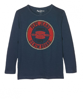 T-shirt junior PEPE JeanS JEFFERSON Bleu