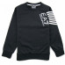 sweat junior EA7 Emporio Armani noir 3GBM60