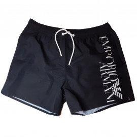 Short de bain homme Armani Noir