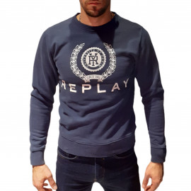 Sweat homme REPLAY M3232 22890CS BLEU