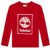 Sweat Timberland junior Col rond rouge T25T58/988