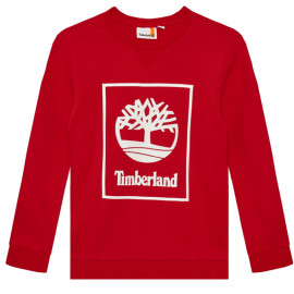 Sweat Timberland junior Col rond Rouge