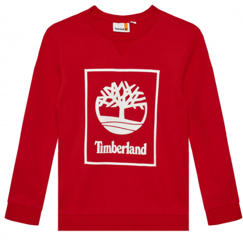 Sweat Timberland junior Col rond rouge T25T58/988