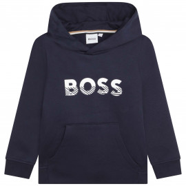 Sweat junior Boss bleu marine