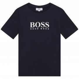 Tee shirt enfant Hugo Boss bleu marine J25P13/849
