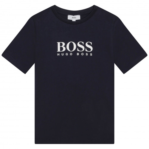 Tee shirt enfant Hugo Boss bleu marine J25P13/849