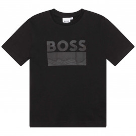 T-shirt Hugo Boss Noir junior