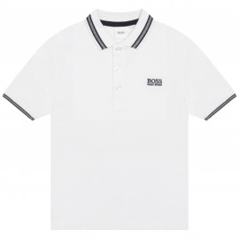 Polo Hugo Boss junior Blanc J25P12/10B!