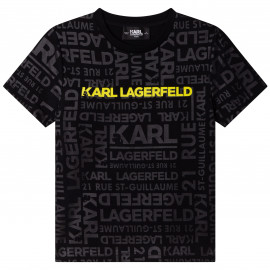 Tee shirt junior Karl Lagerfeld noir Z25367/09B