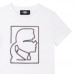 Tee shirt Karl Lagerfeld junior blanc Z25357/10B