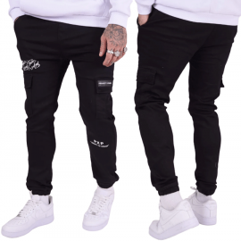Pantalon Cargo homme project x Paris noir TU216901 BK
