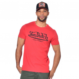 T-shirt homme Von Dutch Rouge