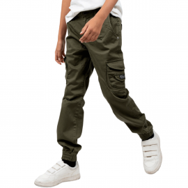 Pantalon junior Cargo Khaki Garden Deeluxe