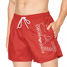 Short de bain Rouge Ea7 Emporio Armani 90200 2R737