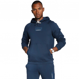 Sweat à capuche homme Armani bleu 6LPM67