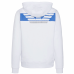 Sweat à capuche homme EA7 blanc 6LPM72