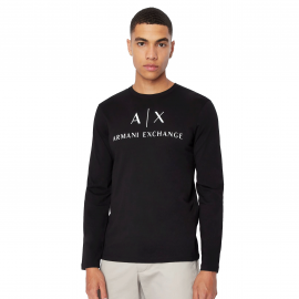 T-shirt homme Armani Exchange Noir