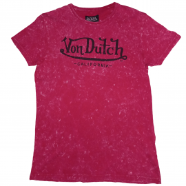Tee shirt Von Dutch Homme bordeaux