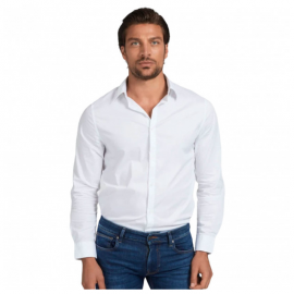 Chemise Guess homme Blanc