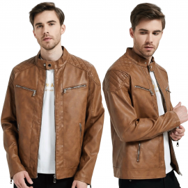 Veste homme camel Simili 5115-11