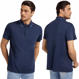 Polo Bleu Guess homme