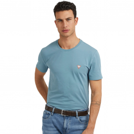 Tee shirt homme col rond bleu M2YI24J1311 G7DV