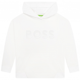 Sweat junior Blanc Boss