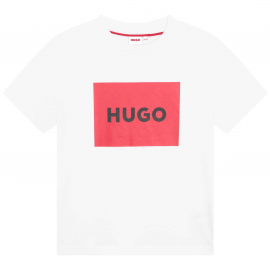 Tee shirt junior Hugo blanc TG25103/10P