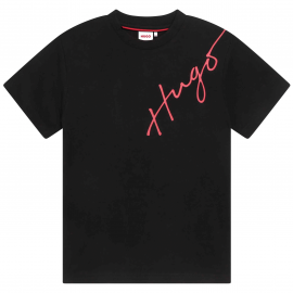 Tee shirt junior Hugo noir G25105/09B