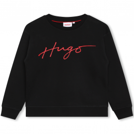 Sweat Junior Hugo noir