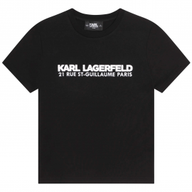 T-shirt Karl Lagerfeld junior Noir