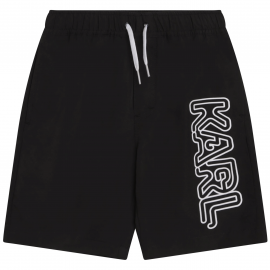 Short de bain junior Karl Noir