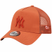 Casquette Mixte orange NY New era 60298750