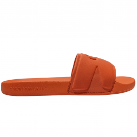 Claquettes homme Calvin Klein orange