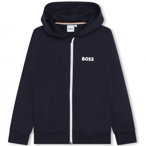 Sweat junior Boss bleu marine J25051/849