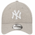 Casquette homme gris chiné NY 12523897