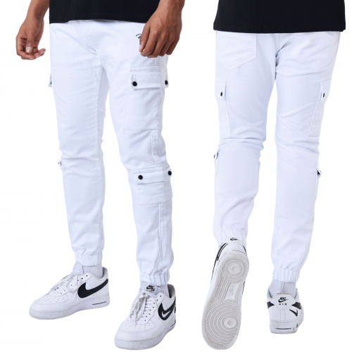 Cargo homme blanc Project x Paris T19939-W