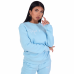 Sweat col rond unisexe turquoise 1920009-LB2W