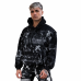 SWEAT H SPLASH NOIR BLANC